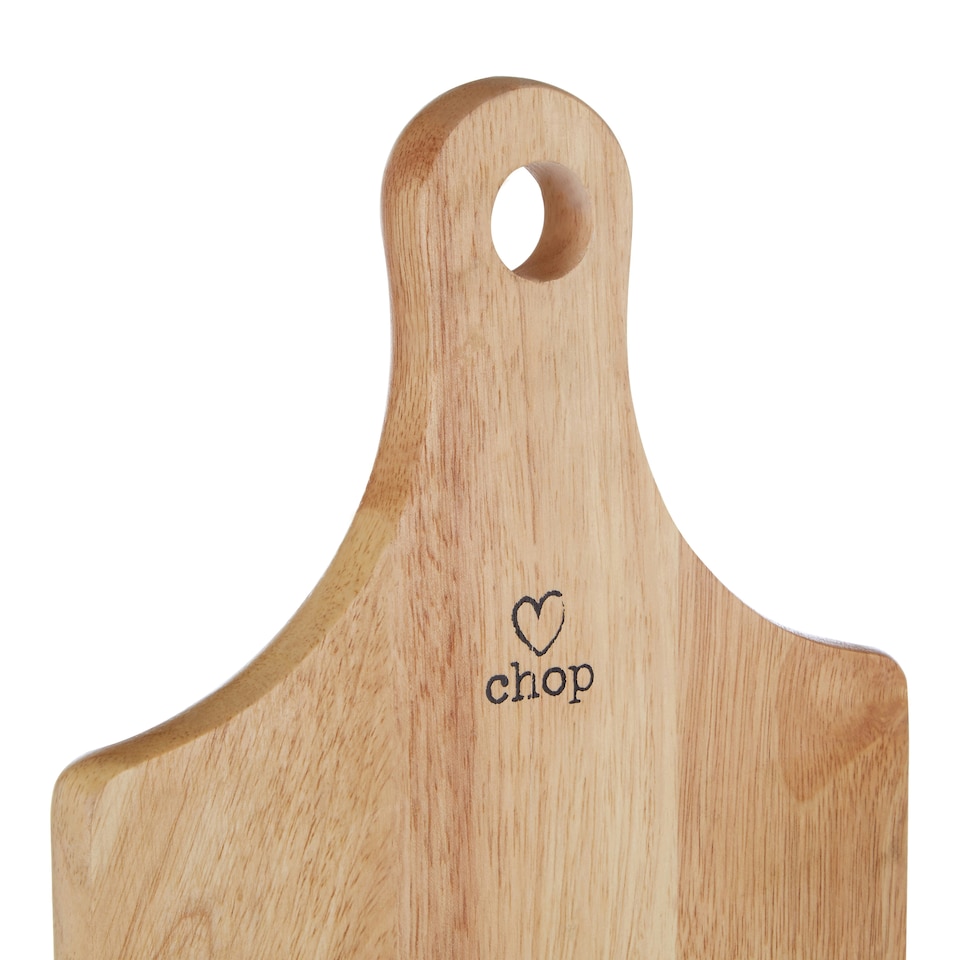 image 1 of Interiors By Premier Paddle Large Chopping and Serving Board, Durable Eco-Friendly Acacia Wood Cutting Board