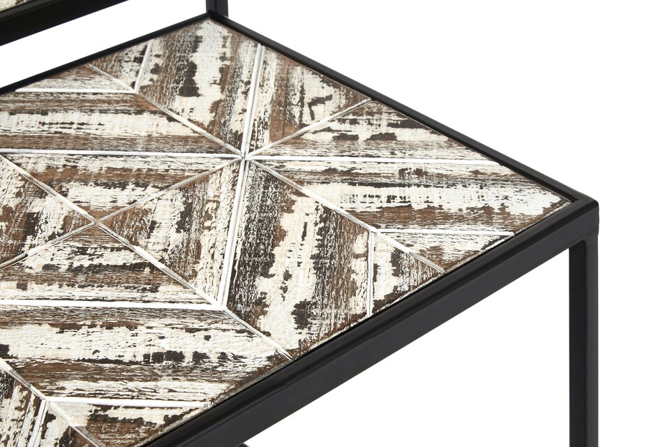 image 1 of Lombok Set Of 2 Side Tables | Black