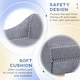 image 7 of PawHut Dog Sofa Bed Raised Couch with Wooden Frame and Soft Cushion, Grey