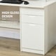 image 3 of HOMCOM Computer Desk w/ Drawers Modern Writing Workstation for Home Office