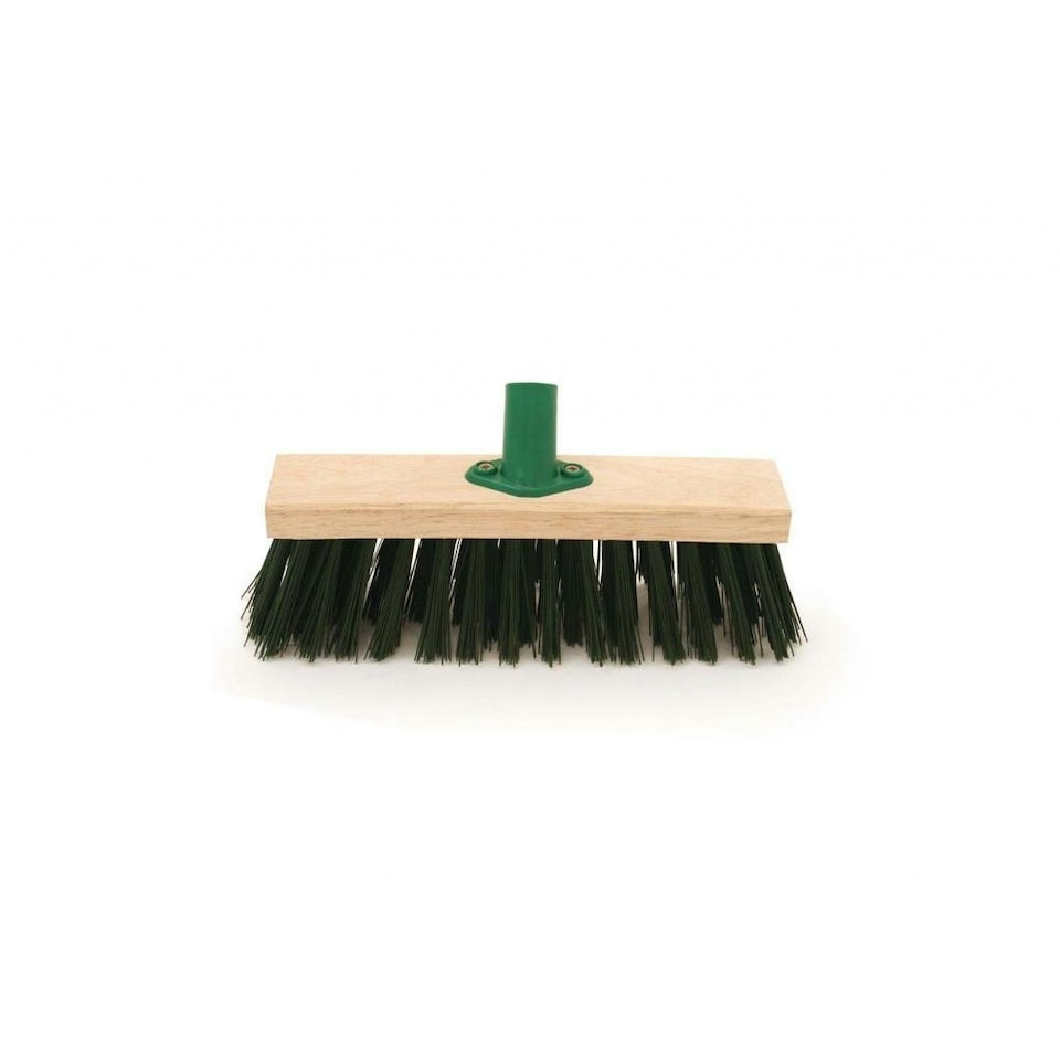 Bentley PVC Broom With Bracket - Green - 28cm