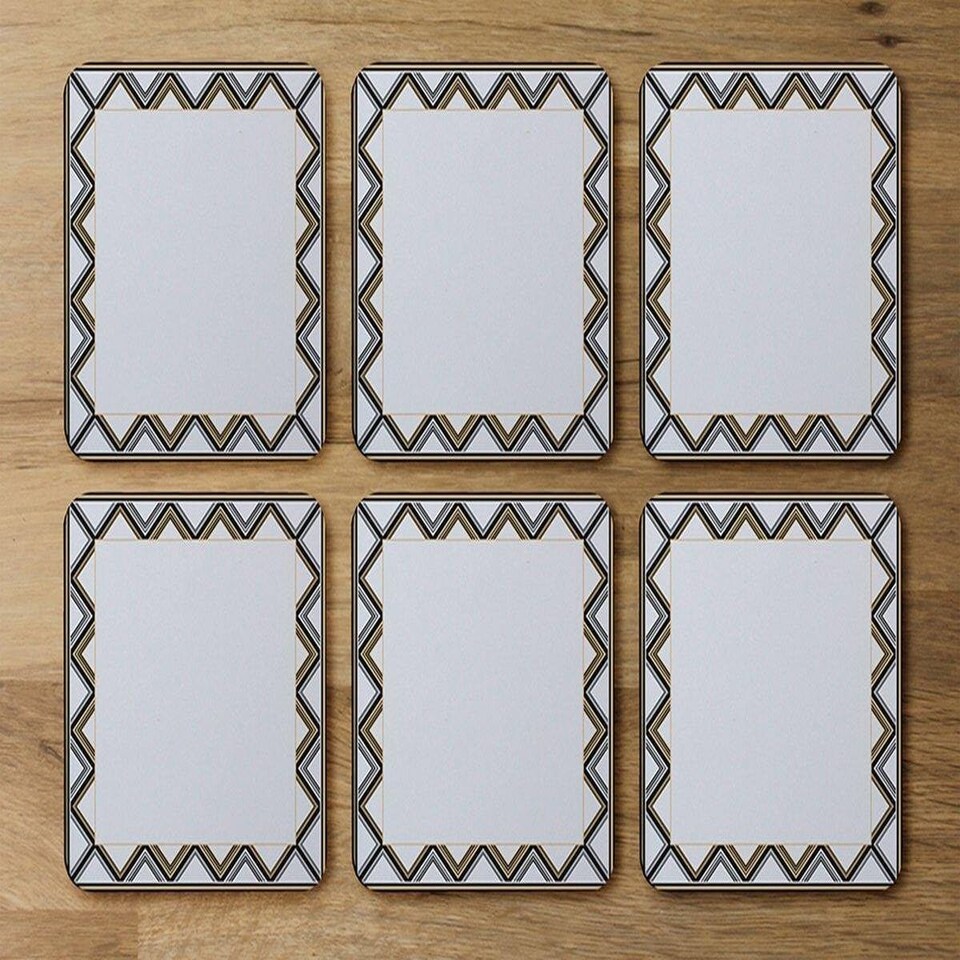 image 1 of Art Deco Patterned Border (Coaster)