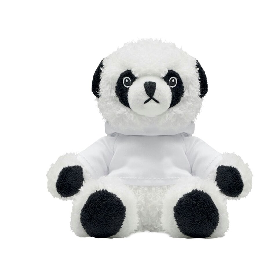 image 1 of MidOcean Penny Panda Plush Toy - White/Black - One Size