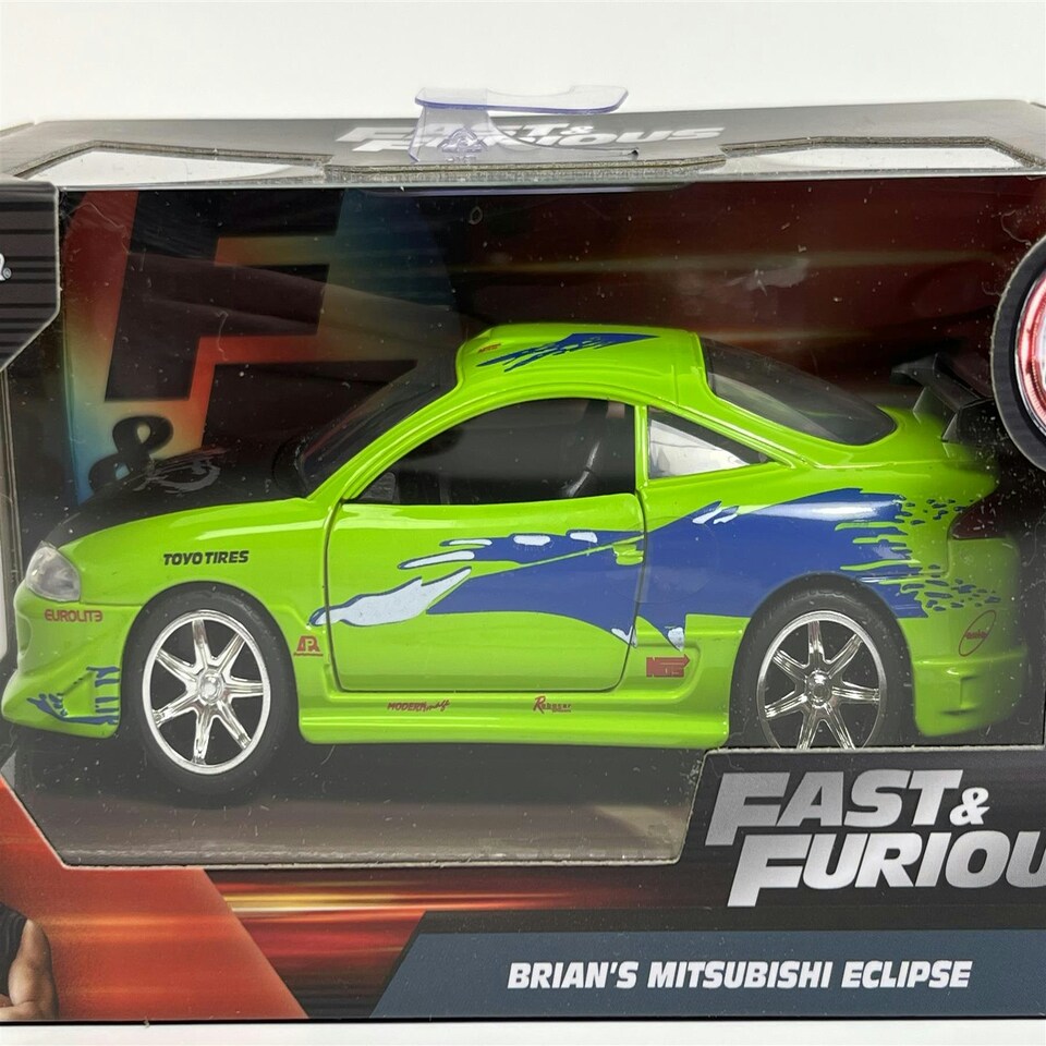 image 1 of Fast and Furious Brians Mitsubishi Eclipse 1:32 Scale Jada 97609
