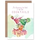 image 1 of It's Beginning To Look Like Cocktails Fun Drinks For Her Christmas Card