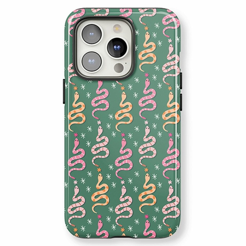 image 1 of Sneaky Snakes Phone Case | Green | iPhone 14 Plus
Magsafe | iPhone 14 Plus
Magsafe