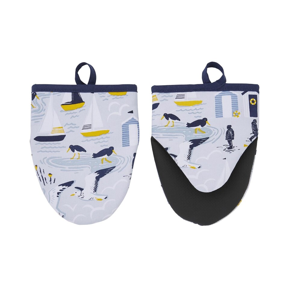 image 1 of Ulster Weavers Seashore Microwave Mitts - Pair Blue