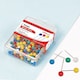 image 2 of Pack of 100 Assorted Colour Map Pins 5mm