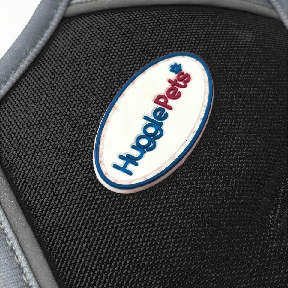 image 1 of HugglePets Activity & Travel Dog Harness Black | XL