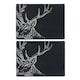 image 1 of The Just Slate Company Set of 2 Stag Slate Placemats