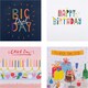 image 5 of Multipack of 20 in 4 Colourful Designs Birthday Cards