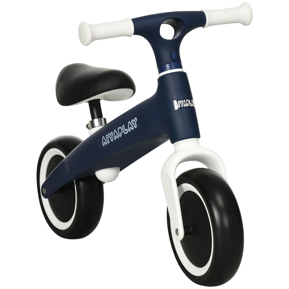 image 1 of AIYAPLAY Baby Balance Bike, Children Bike w/ Adjustable Seat, Wide Wheels - Blue