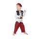 image 2 of Bristol Novelty Childrens/Kids Pirate Costume - White/Black/Red - S S