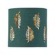 image 3 of Set of 2 Fern - Dark Green Cut Out 15.5cm Table Lamp Shades | Green | Gold | Small | 2