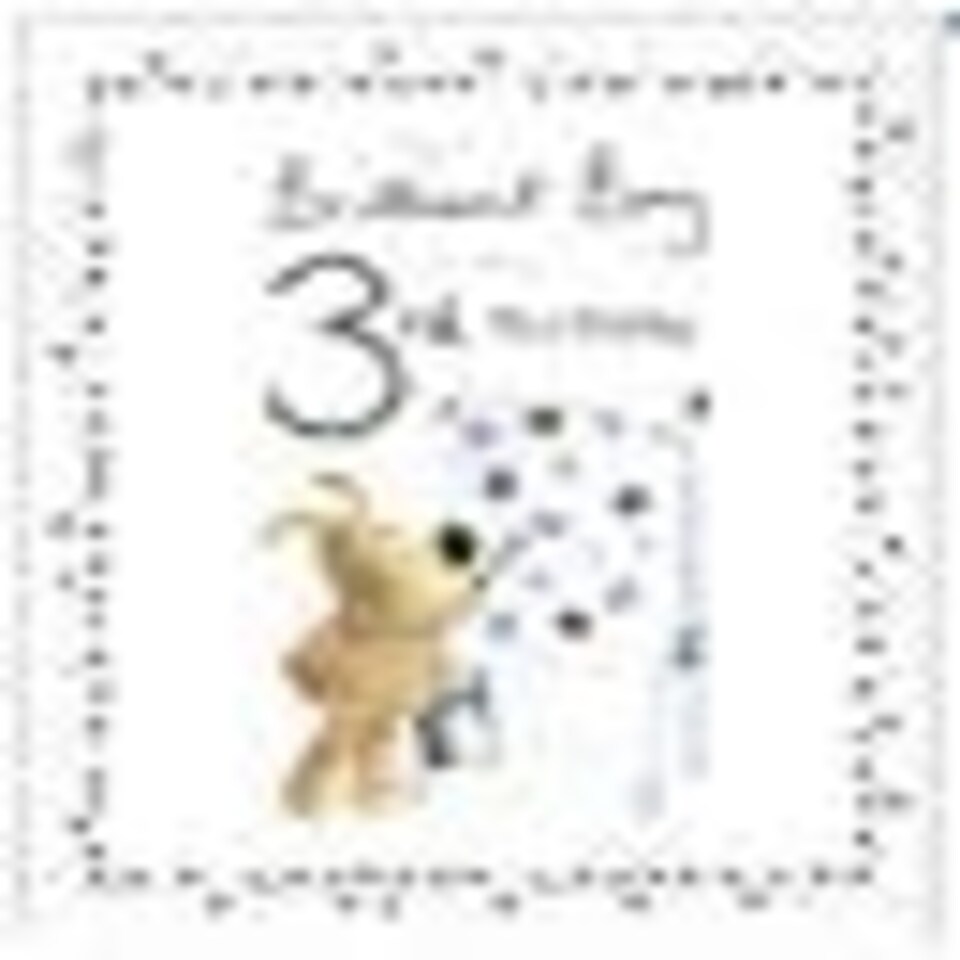 image 1 of Boofle for a Brilliant Boy on Your 3rd Birthday
