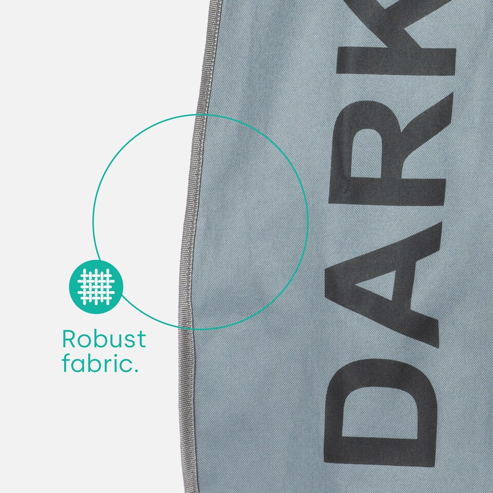 image 1 of Lights & Darks Laundry Basket Grey