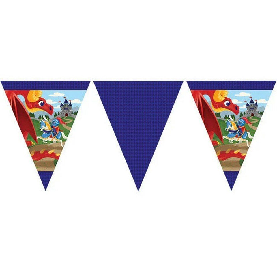 image 1 of Made For The Occasion Celebrations Paper Medieval Prince Bunting - Multicoloured - One Size