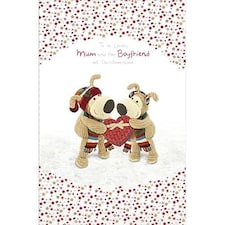 Boofle Mum And Her Boyfriend Christmas Card