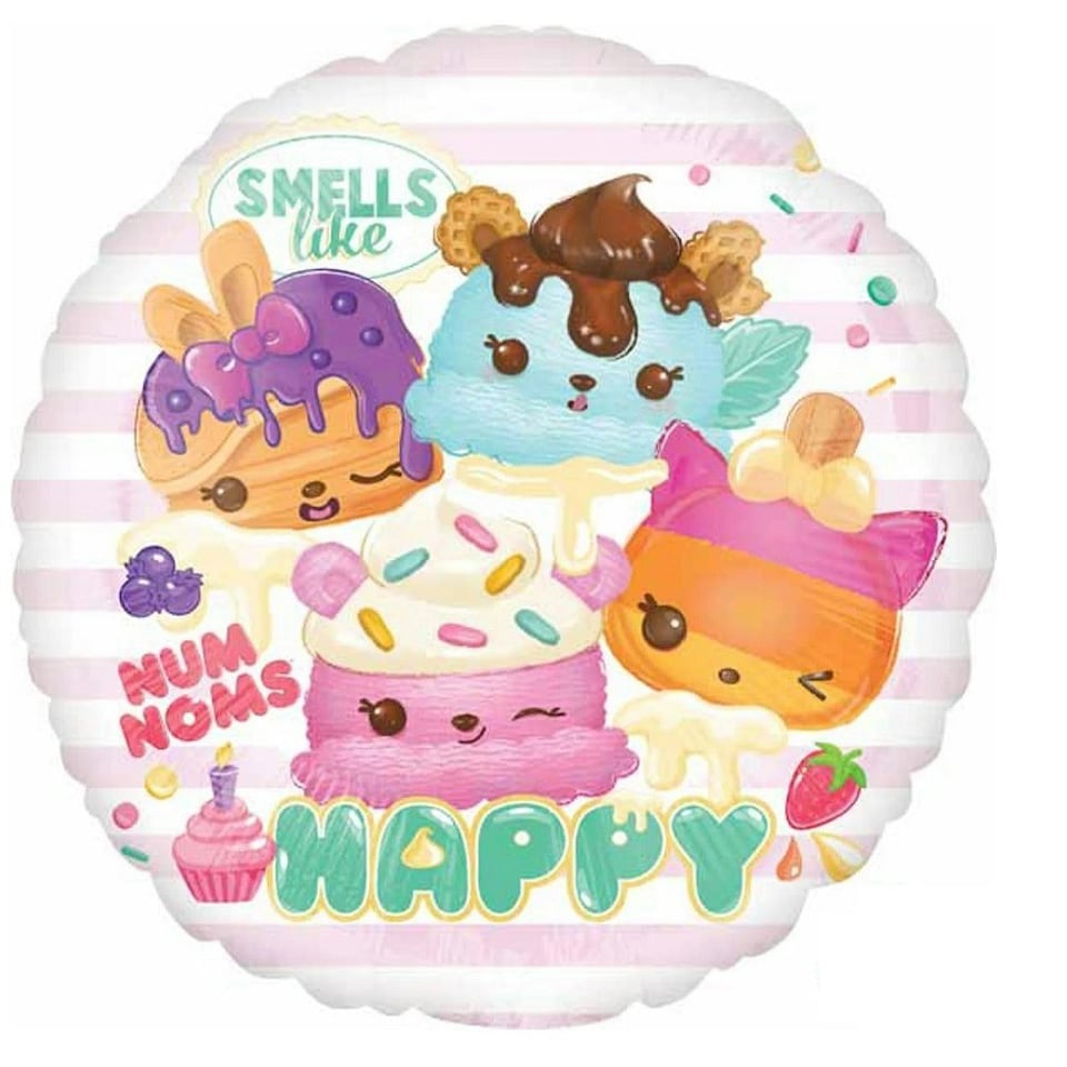 Num Noms Smells Like Happy Foil Balloon - Multicoloured - One Size