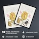 image 2 of Larkspurs Tulip and Scorpion Calligraphy Huge Wall Art Poster Print 24X32"