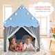 image 2 of COSTWAY Large Kids Play House Children Indoor Outdoor Castle Fairy Tent