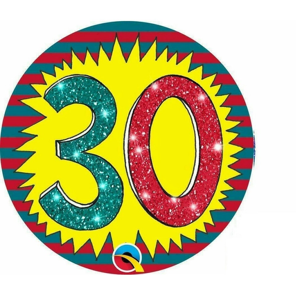 Rachel Ellen 30th Birthday Badge - Multicoloured - One Size