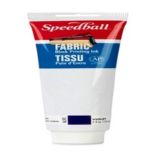 Speedball Fabric Block Printing Ink, Violet, 5oz