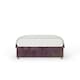 image 2 of Mauve Naples Velvet No Drawer Divan Base Double