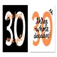 image 1 of Pack of 10 30th Birthday Party Invitations Cards