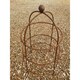 image 3 of Chelsea Range (Large) Cloche Plant Support - L54.6 x W54.6 x H95.3 cm - Bare Metal/Ready to Rust