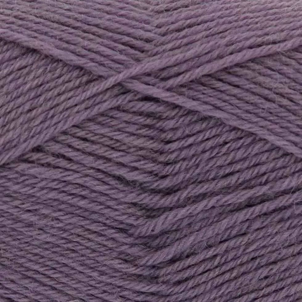 King Cole Purple Merino Blend 4 Ply Yarn (Value Pack 12 x 50g Balls) For Crochet, Knitting - 180m per ball