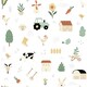image 1 of Muriva My Kingdom Country Farm Wallpaper - Multicoloured - 10m x 53cm Multi