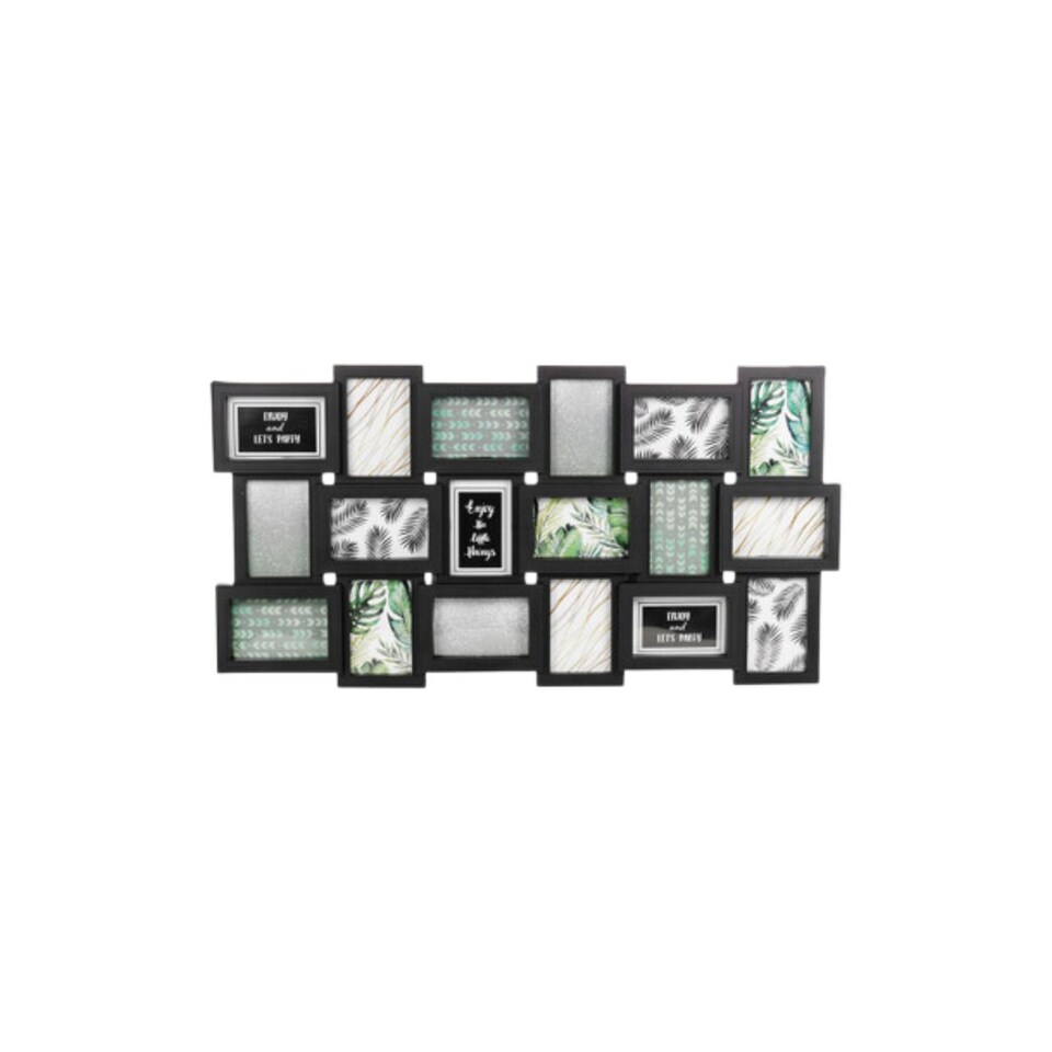 image 1 of 18-Frames Multi Collage Photo Frames | Black | Not provided | 1