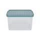 image 3 of Wham Clip 5x 25.5L Square Plastic Storage Boxes with Clip Lock Lids. Ideal for Home, Office, Toys & More - Clear/Green Milieu | Green | Green Milleu | 5