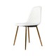 image 1 of Furniturebox 2x White Corona Dining Chairs (Gold)