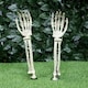 image 4 of Set of 2 Skeleton Hands Stake Lights