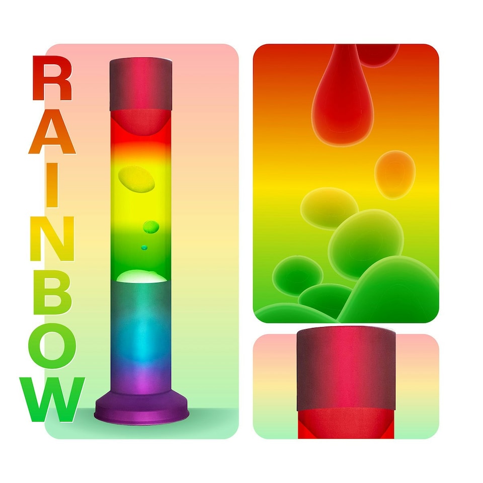 image 1 of Nova Baby Rainbow Lamp Red | Yellow
