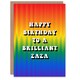 image 1 of Brilliant Zaza Trippy Psychedelic Pride Birthday Card