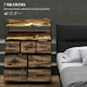 image 4 of HOMCOM Bedroom Chest of Drawers 7 Drawer Dresser w/ Shelves