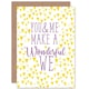 image 1 of Wonderful We Partner Anniversary Love Valentines Day Card