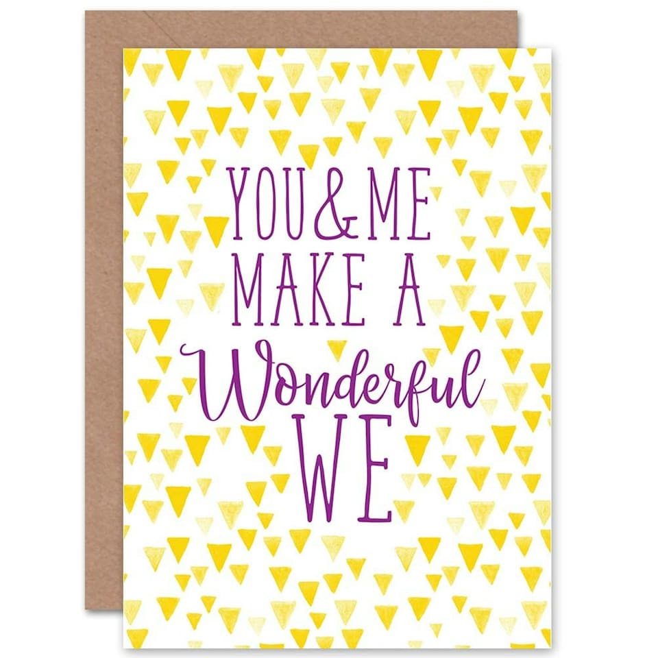 image 1 of Wonderful We Partner Anniversary Love Valentines Day Card