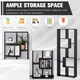 image 4 of HOMCOM Multipurpose 8-Grid Bookshelf Decorative Shelf, Bathroom