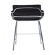 image 2 of Interiors by Premier Tamzin Black Velvet Bar Chair Black