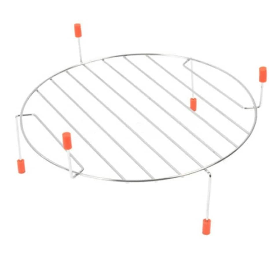image 1 of SPARES2GO Universal Microwave Grill Shelf Turntable Stand Oven Wire Rack 270mm