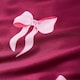 image 7 of OHS Bow Reversible Soft Cosy Plump Duvet Cover and Pillowcase Bedding Set Pink | Single