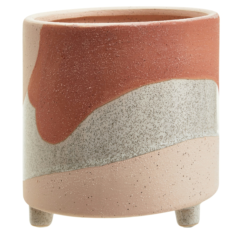 image 1 of Interiors by Premier - Large Ceramic Planter, Indoor Ceramic Planter for Modern Home Decor, Stylish Flower Pots for Indoor Multi