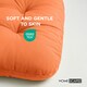 image 3 of Homescapes Burnt Orange Round Egg Chair Swing Cushion