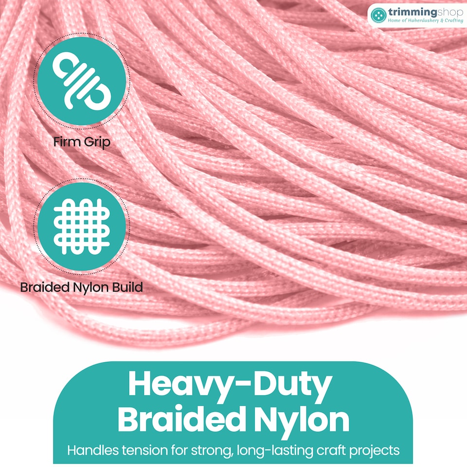 image 1 of 1.2mm x 10 Metres Nylon Cord for Jewelry Making & DIY Craft Projects