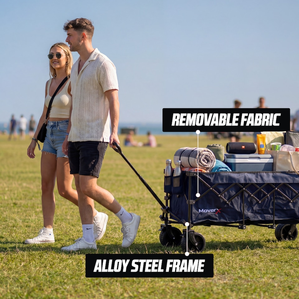 image 1 of MoverX 300L/180kg Premium Camping Trolley / Festival Wagon