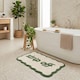 image 2 of Strip Off Slogan Scalloped Bath Mat